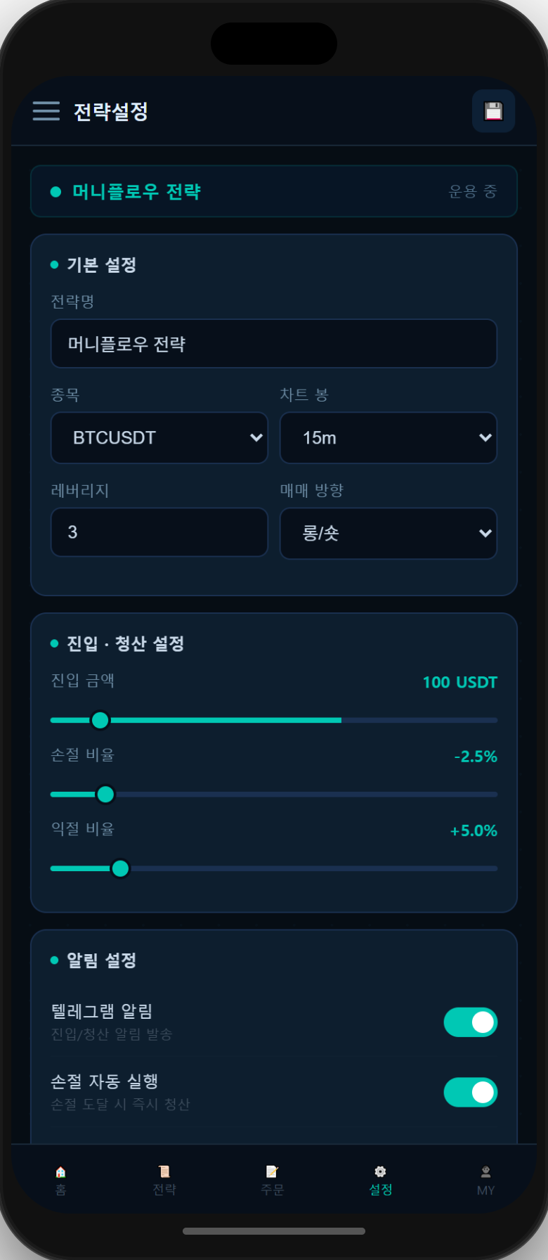 전략설정